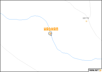 map of Wadhan