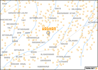 map of Wadhan