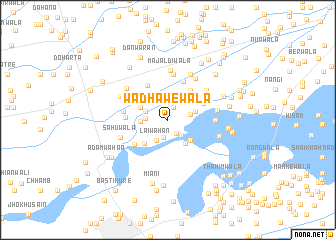 map of Wadhāwewāla