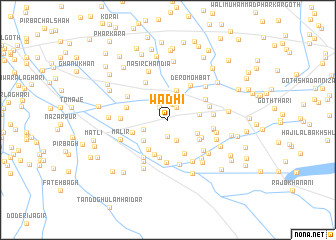 map of Wadhi