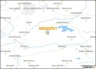 map of Wadhurst