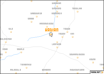 map of Wadian