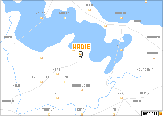 map of Wadié