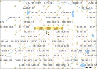 map of Wadigamangawa