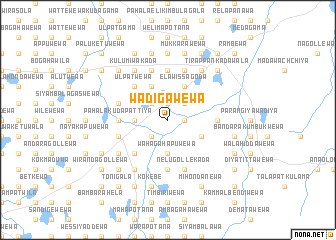 map of Wadigawewa