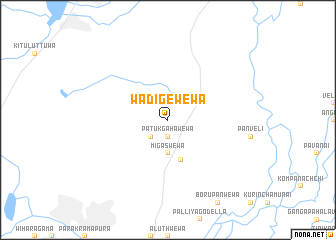 map of Wadigewewa