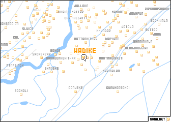 map of Wādīke