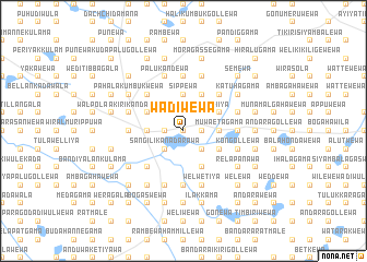 map of Wadiwewa