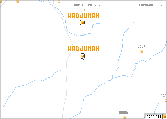 map of Wad Jum‘ah