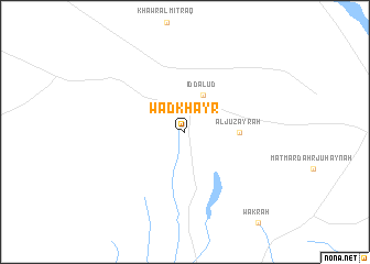 map of Wad Khayr