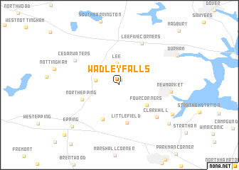 map of Wadley Falls