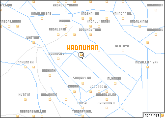 map of Wad Nu‘mān