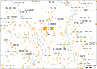 map of Wadŏk