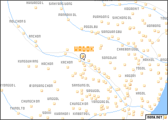 map of Wadŏk