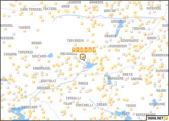 map of Wa-dong