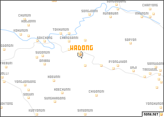 map of Wa-dong