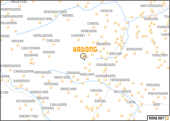 map of Wa-dong