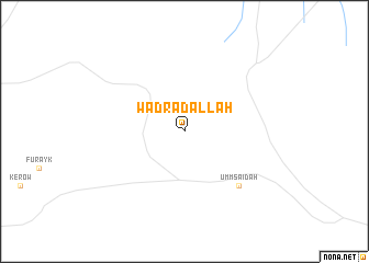 map of Wad Rād Allāh