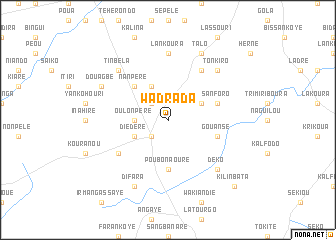 map of Wadrada