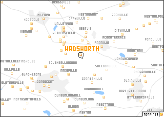 map of Wadsworth