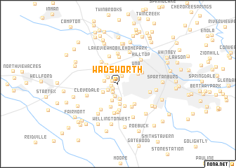 map of Wadsworth