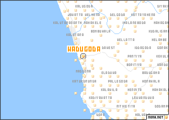 map of Wadugoda