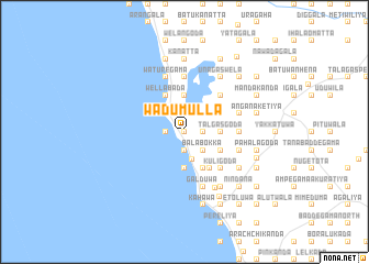 map of Wadumulla