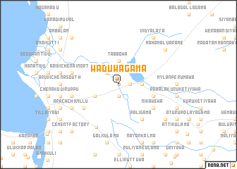 map of Waduwagama