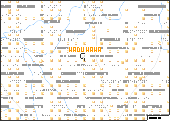 map of Waduwawa