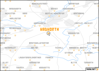 map of Wadworth