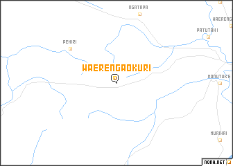 map of Waerengaokuri
