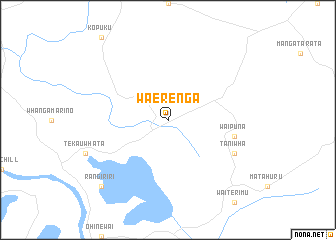 map of Waerenga