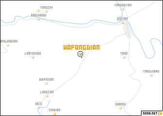 map of Wafangdian