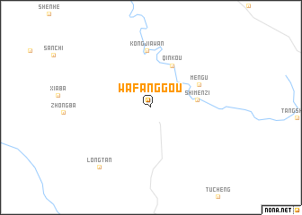 map of Wafanggou