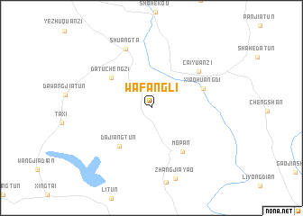 map of Wafangli