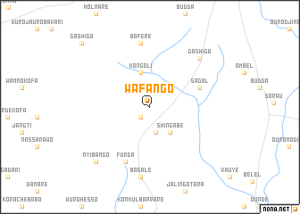 map of Wafango