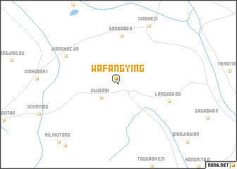 map of Wafangying