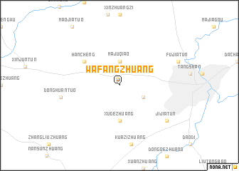 map of Wafangzhuang