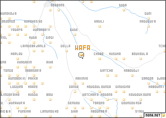 map of Wafa