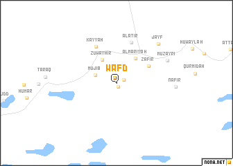 map of Wafd