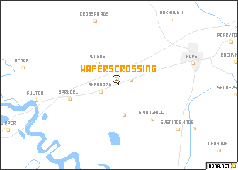 map of Wafers Crossing