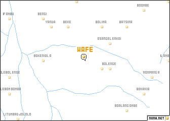 map of Wafe