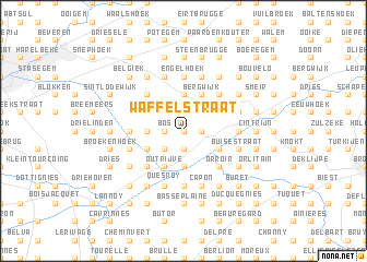 map of Waffelstraat