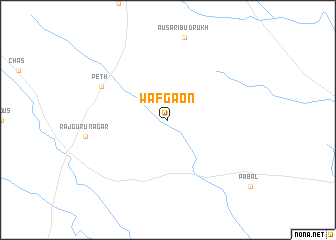 map of Wafgaon