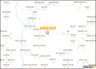 map of Wagaden