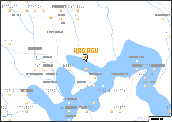 map of Wagagu