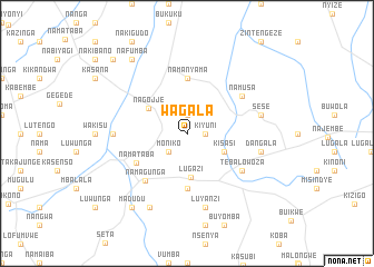 map of Wagala