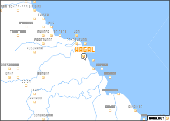 map of Wagal