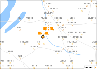 map of Wagal