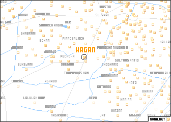 map of Wāgan